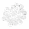6mm Transparent Crystal Clear Rondelle Faceted Beads 480 Pieces - artcovecrafts.com