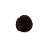 2 Inch Brown Craft Pom Poms 25 Pieces - artcovecrafts.com