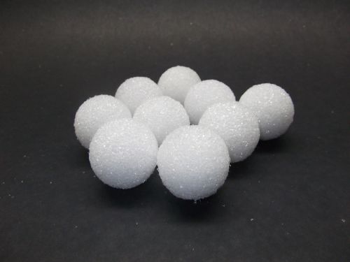 NEW 6 PIECE PACKAGE OF STYROFOAM BALLS 2 1/2 INCH PERFECT FOR CRAFTS USA