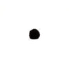 0.5 inch Black Tiny Craft Pom Poms 100 Pieces - artcovecrafts.com