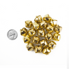 0.75 Inch 20mm Gold Craft Jingle Bells Bulk 120 Pieces - artcovecrafts.com