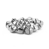 0.75 Inch 20mm Silver Craft Jingle Bells Bulk 120 Pieces - artcovecrafts.com