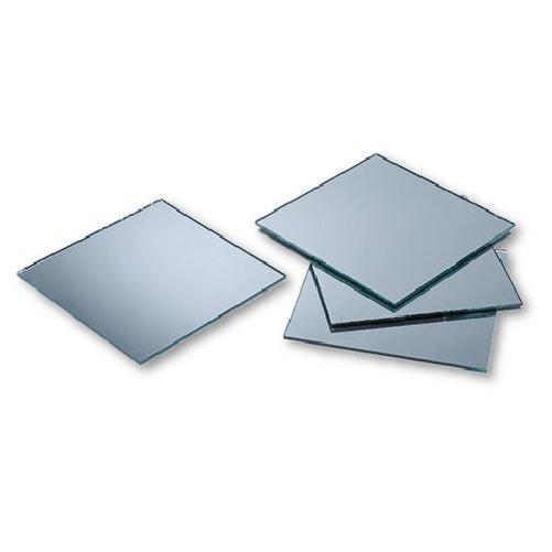 4 inch Glass Craft Square Mirrors 12 Piece Mosaic Mirror Tiles