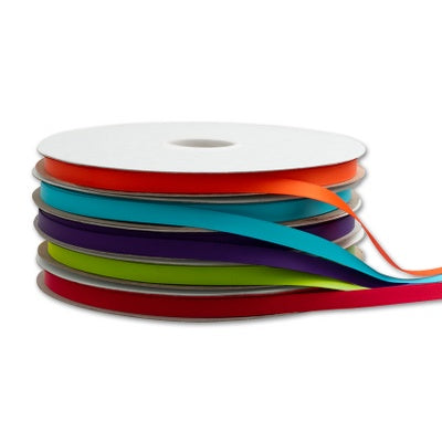Offray 3/8x21' Double Faced Satin Solid Ribbon