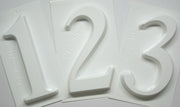 Number Plaster Molds