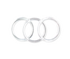 1.75 inch Clear Plastic Acrylic Mini Craft Rings 