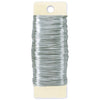 26 Gauge Darice Silver Floral Paddle Wire 95 Yards