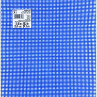 7 Mesh Count Dark Blue Plastic Canvas Sheets Bulk 10.5 x 13.5 Inch 12 Sheets