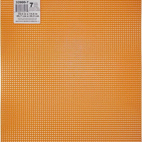 7 Mesh Count Orange Plastic Canvas Sheets Bulk 10.5 x 13.5 Inch 12 Sheet