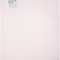 7 Mesh Count Pink Plastic Canvas Sheet 10.5 x 13.5 Inch 12 Sheets