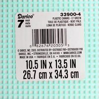 7 Mesh Count Light Green Plastic Canvas Sheet Bulk 10.5 x 13.5 Inch 12 Sheets