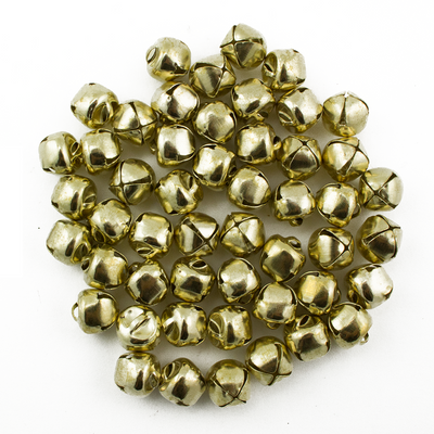 0.5 Inch 13mm Small Mini Gold Craft Jingle Bells Charms Bulk Wholesale 100 Pieces - artcovecrafts.com