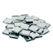 0.5 inch Small Mini Square Craft Mirrors Bulk 100 Pieces Mirror Mosaic Tiles - artcovecrafts.com