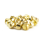 0.75 Inch 20mm Gold Craft Jingle Bells Charms 30 Pieces - artcovecrafts.com
