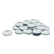 0.75 inch Small Mini Round Craft Mirrors Bulk 100 Pieces Mirror Mosaic Tiles - artcovecrafts.com