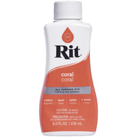 Coral Rit Dye Liquid All Purpose 8oz