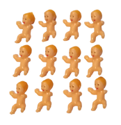 1.25 Inch Mini Small Plastic Baby Babies White Skin 48 Pieces