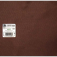 9 x 12 Inch Cocoa Brown Felt Square Sheet 1 Piece