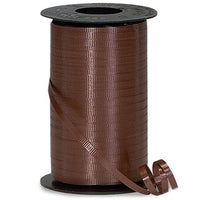 Brown Curling Ribbon 500 Yard Roll 3/16 Inch Wide. - artcovecrafts.com
