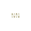 Gold Small Safety Pins Size 00 - 0.75 Inch 144 Pieces Premium Quality - artcovecrafts.com