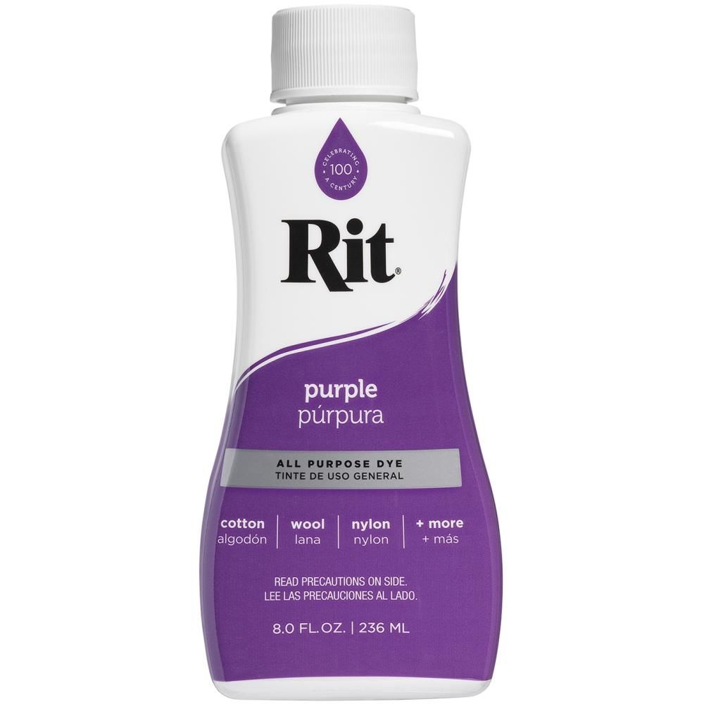 Purple Rit Dye Liquid All Purpose 8oz