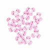 11 mm Acrylic Hot Pink Tri Beads Bulk 1000 Pieces - artcovecrafts.com