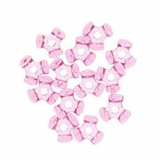11 mm Acrylic Hot Pink Tri Beads Bulk 1000 Pieces - artcovecrafts.com