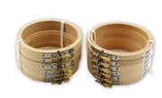 4 inch Mini Round Wooden Embroidery Hoops Bulk Wholesale 12 Pieces - artcovecrafts.com