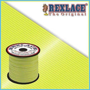Glow in the Dark Yellow Plastic Rexlace 100 Yard Roll - artcovecrafts.com