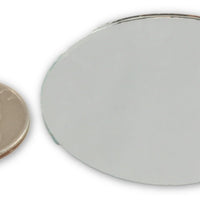 2 Inch Mini Glass Craft Small Round Mirrors 5 Pieces Mosaic Mirror Tiles - artcovecrafts.com