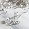 2.5 inch Clear Diamond Corsage Pins 144 Pieces - artcovecrafts.com