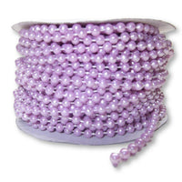 4mm Lavender Plastic Fused Pearls Garland Strands for Decorating & Crafts 24 Yards - artcovecrafts.com