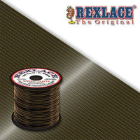 Dark Brown Plastic Rexlace 100 Yard Roll - artcovecrafts.com