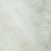 White Fluff Marabo Craft Feathers 10.5 Grams