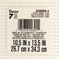 7 Mesh Count Clear Plastic Canvas Sheet 10.5 x 13.5 Inch 1 Sheet - artcovecrafts.com