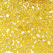 4mm Transparent Sun Gold Faceted Beads 1,000 Pieces - artcovecrafts.com