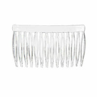 Clear Plastic Side Combs for Hair 12 pieces