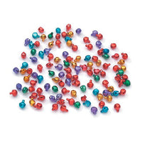 6mm 0.25 inch Jewel Toned Tiny Mini Craft Jingle Bell Bulk 100 Pieces - artcovecrafts.com