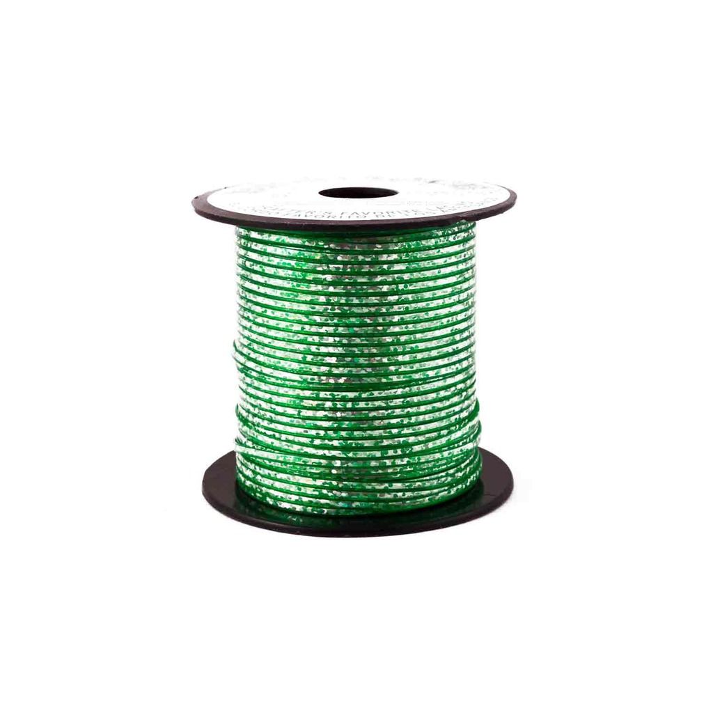 Green Holographic Plastic Craft Lace Lanyard Gimp String Bulk 50