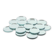 1 inch Small Mini Round Craft Mirrors Bulk 100 Pieces Mirror Mosaic Tiles - artcovecrafts.com