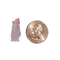 1 inch Mini Plastic Milk Baby Bottle Pink Caps 144 Pieces