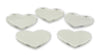 Acrylic Small Heart Mirrors 1.5 x 1.5 Inch 5 Pieces Heart Mirror Mosaic Tiles - artcovecrafts.com