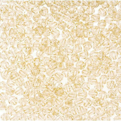 4mm Transparent Champagne Faceted Beads 1,000 Pieces - artcovecrafts.com