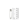 Silver Large Safety Pins Size 3 - 2 Inch 144 Pieces Premium Quality - artcovecrafts.com