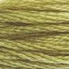 DMC 6 Strand Embroidery Floss Cotton Thread 734 Lt Olive Green 8.7 Yards 1 Skein