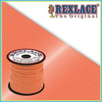 Glow in the Dark Orange Plastic Rexlace 100 Yard Roll - artcovecrafts.com