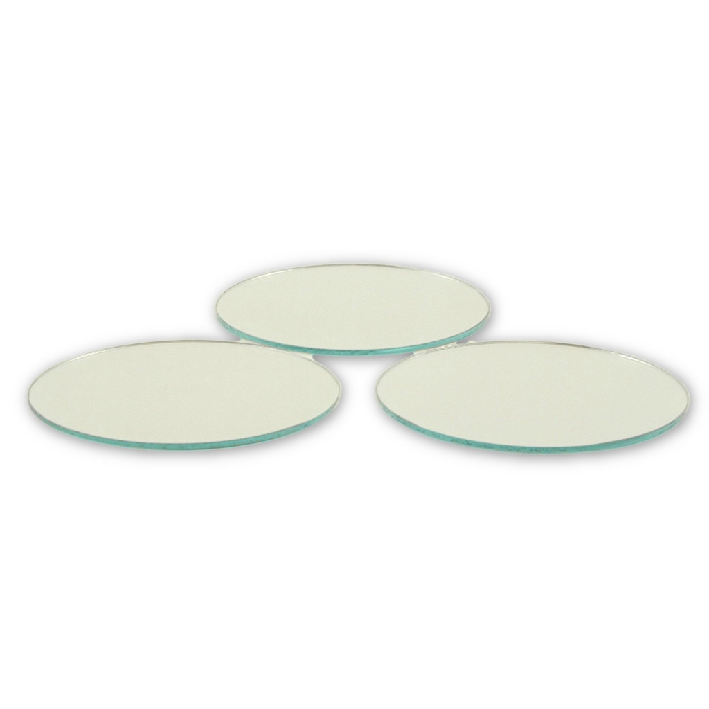 2.5 inch Small Round Craft Mirrors Bulk 24 Pieces Also Mirror Mosaic Tiles - artcovecrafts.com