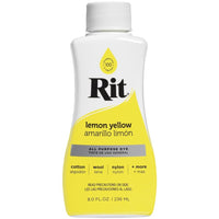 Lemon Yellow Rit Dye Liquid All Purpose 8oz