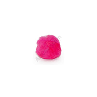 1.5 inch Neon Pink Craft Pom Poms 50 Pieces - artcovecrafts.com