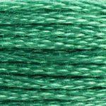 DMC 6 Strand Embroidery Floss Cotton Thread 912 Lt Emerald Green 8.7 Yards 1 Skein